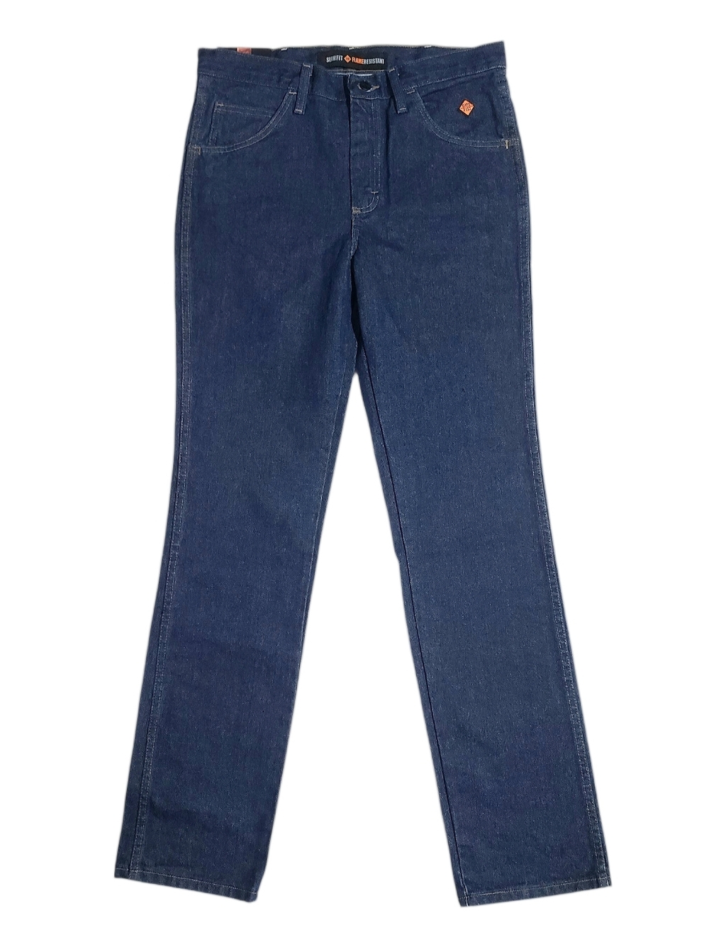 Wrangler FR Flame Resistant Mens Slim Fit Jeans FR36MWZ Prewash Blue 32x34 NWT